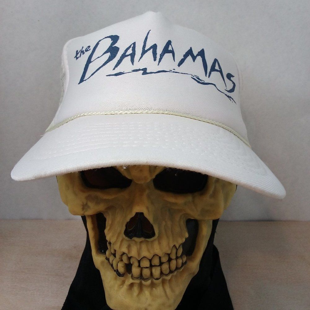 Vintage The Bahamas Rope Snap Back Trucker Hat